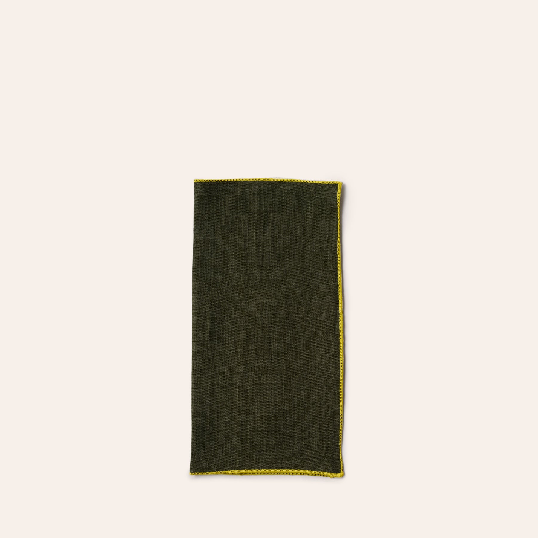 Small Napkin in Broccolini (Set of 4)