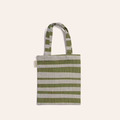 Bud Vase Tote in Pesto
