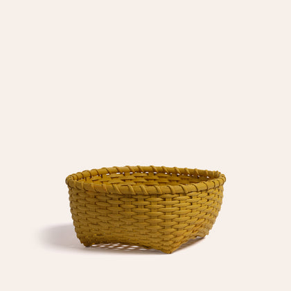 Love Basket in Mustard Lacquered