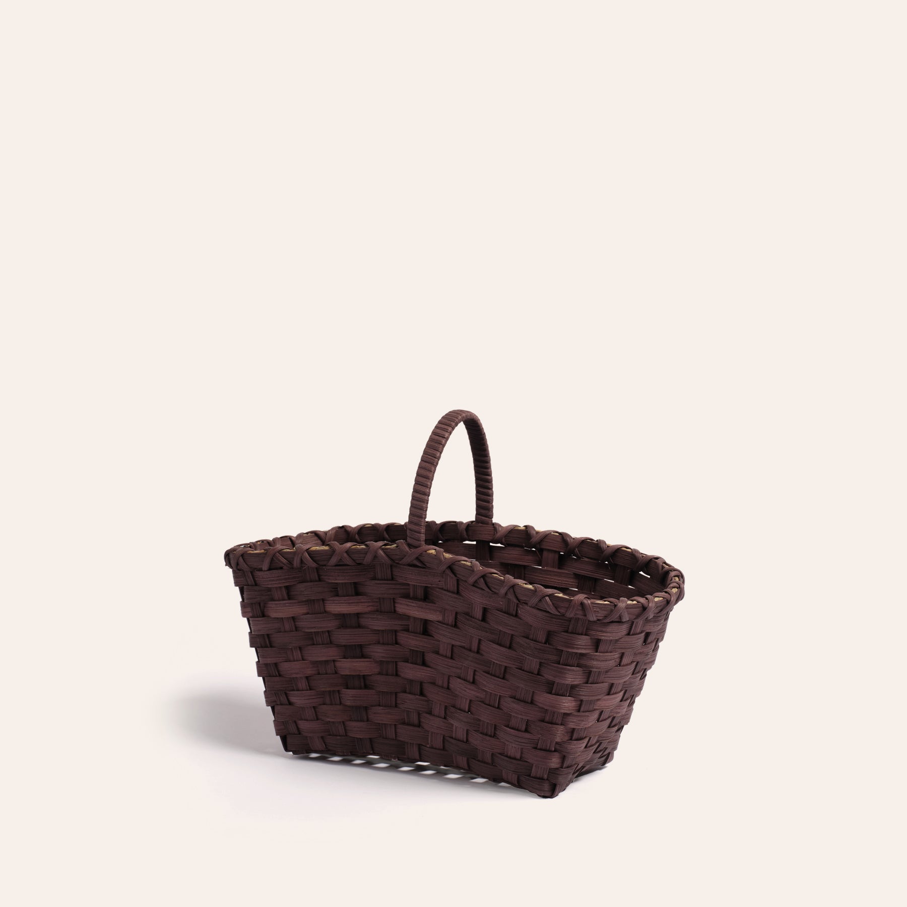 Crescent Trug in Chocolate