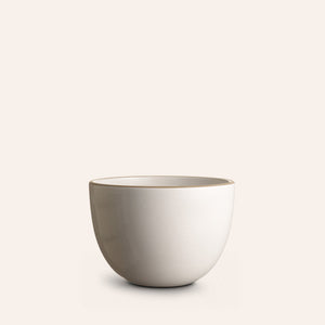 Deep Serving Bowl in Opaque White