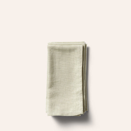 Organic Cotton Gauze Napkins (Set of 4) in Sage