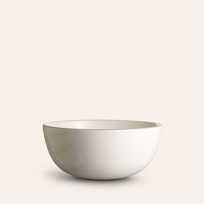 Large Serving Bowl in Opaque White