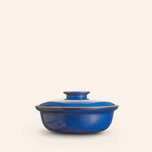 Medium Covered Serving Dish in Moonstone