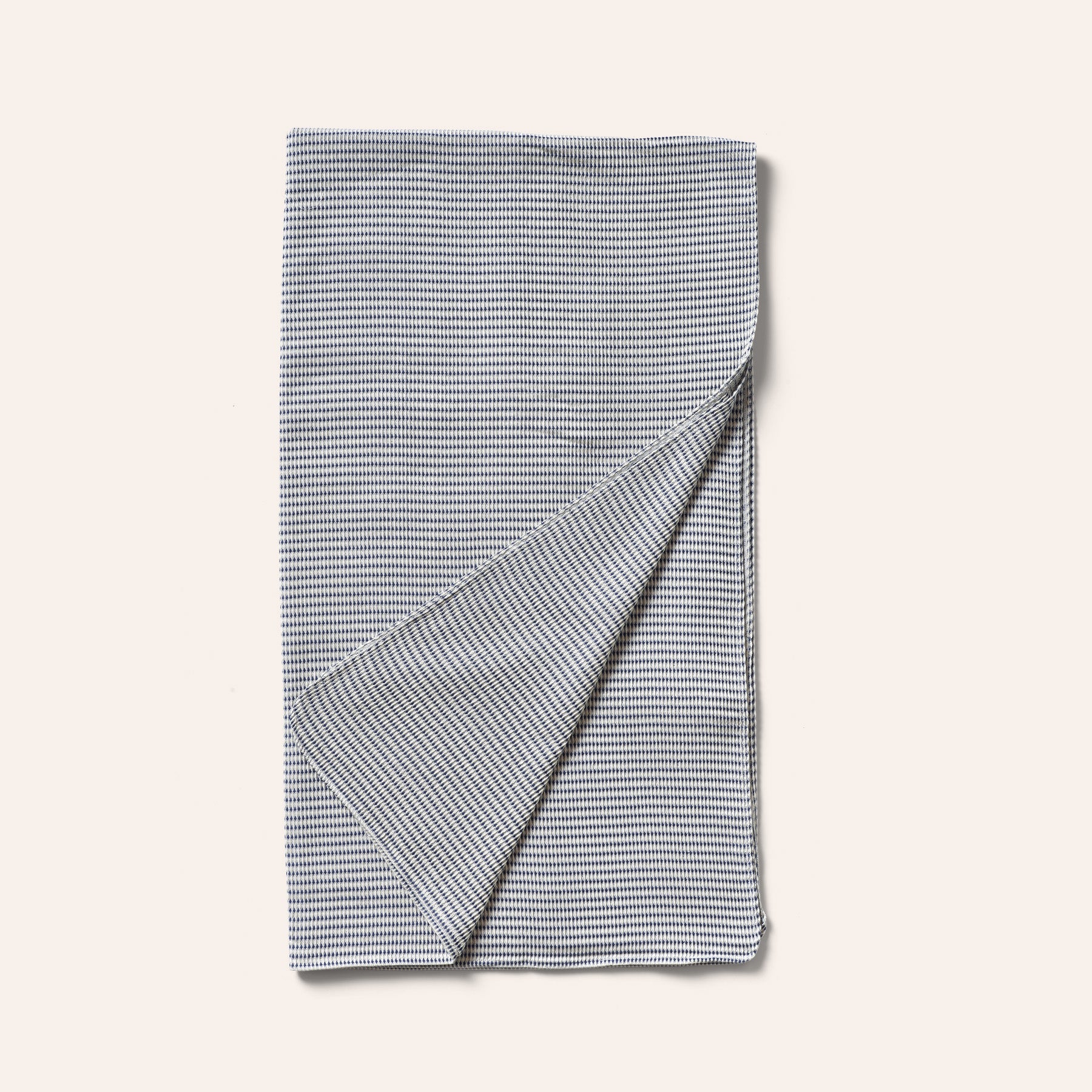Organic Cotton Waffle Weave Throw in Indigo