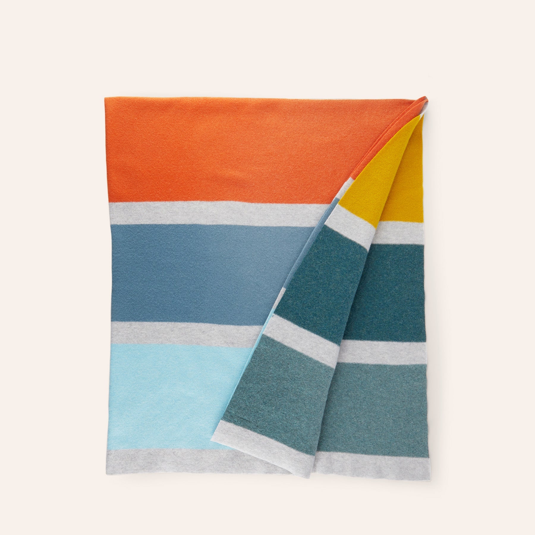 Merino Lambswool Palette Throw in Midcentury