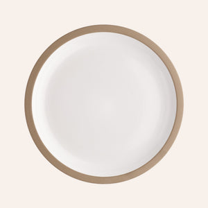 Rim Serving Platter in Opaque White