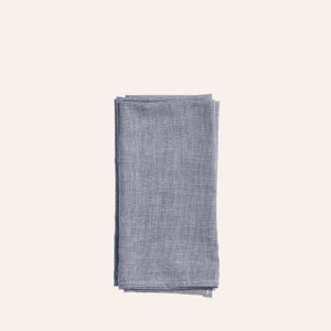 Organic Cotton Gauze Napkins (Set of 4) in Blue