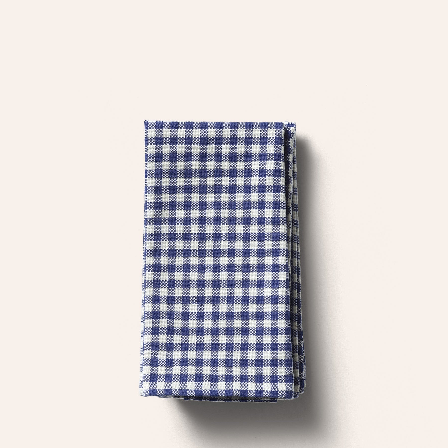 Organic Cotton Gingham Napkins (Set of 4) in Blue