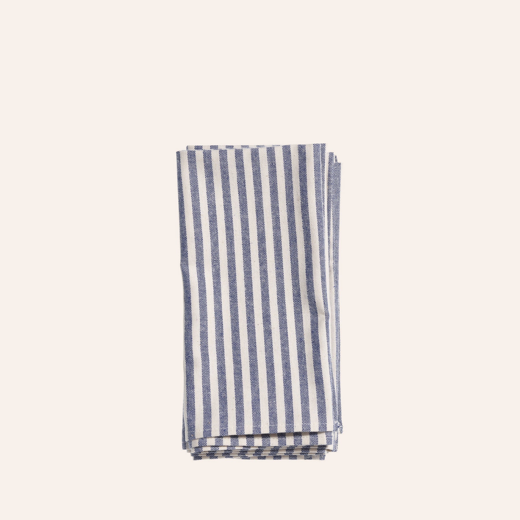 Organic Cotton Ticking Stripe Napkins (Set of 4)