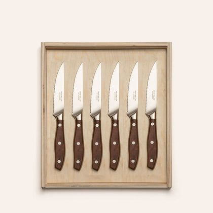 Rosewood Steak Knife Set