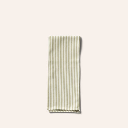 Organic Cotton Ticking Stripe Tea Towel