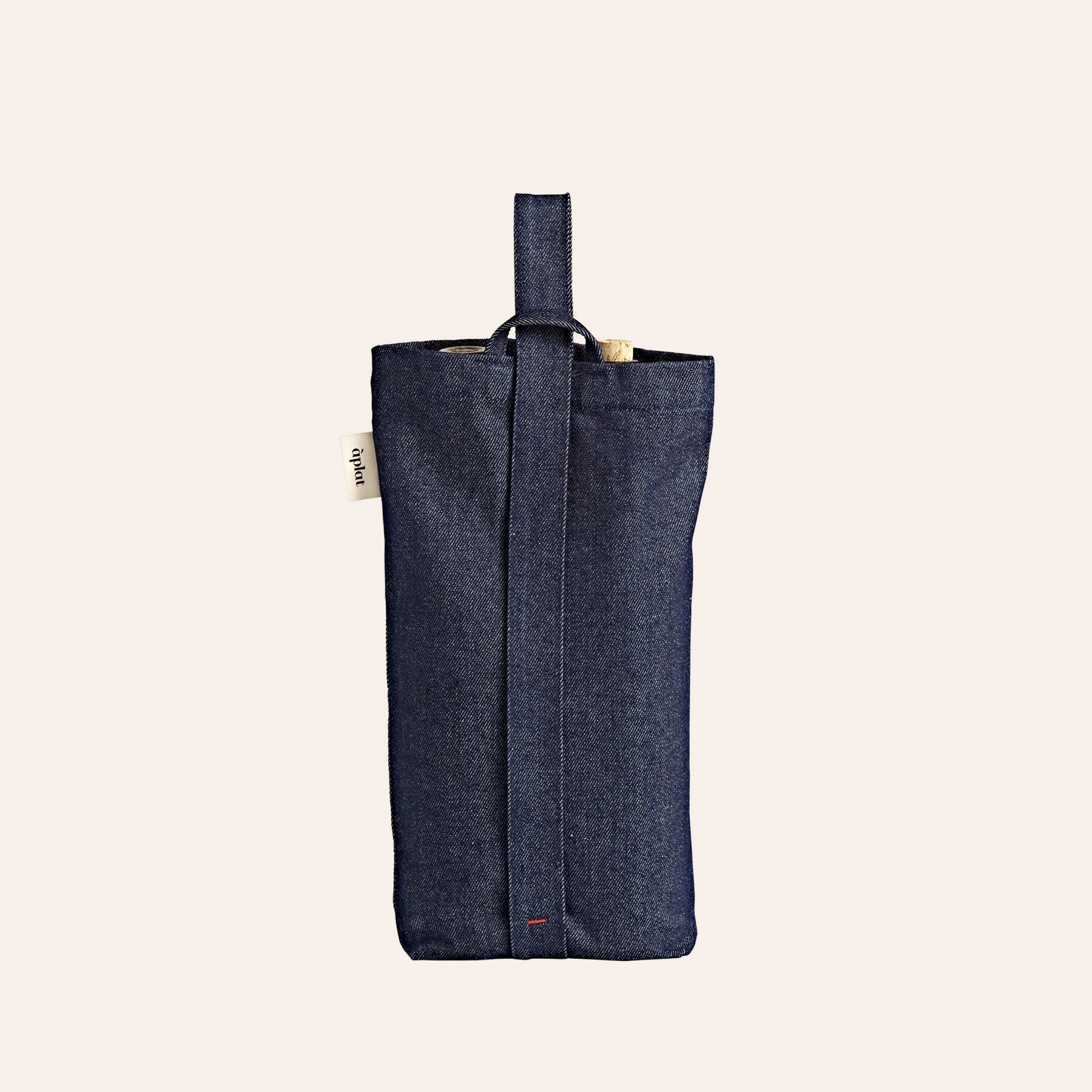 Wine Tote in Denim