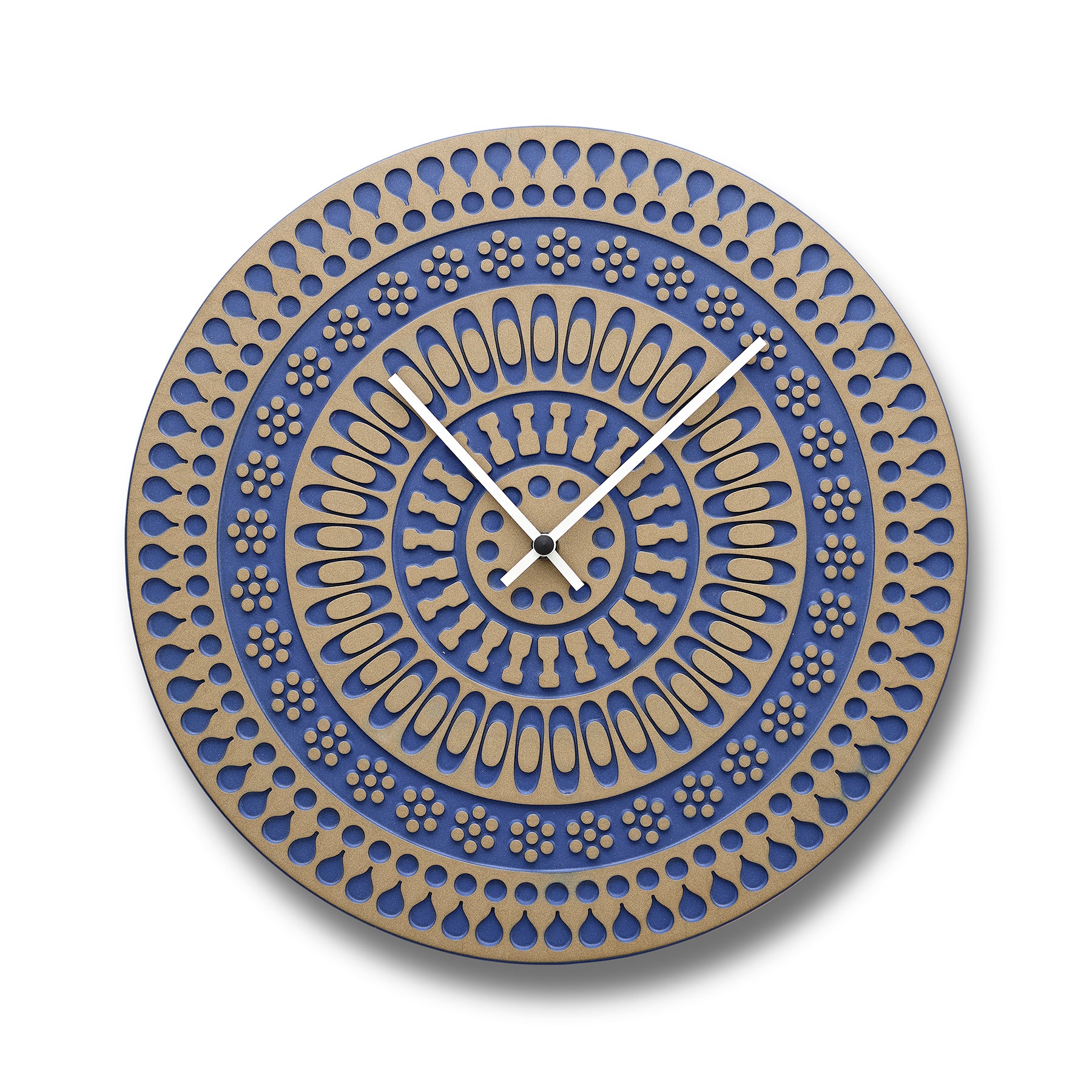 Ornament Clock in Deep Blue Zoom Image 1