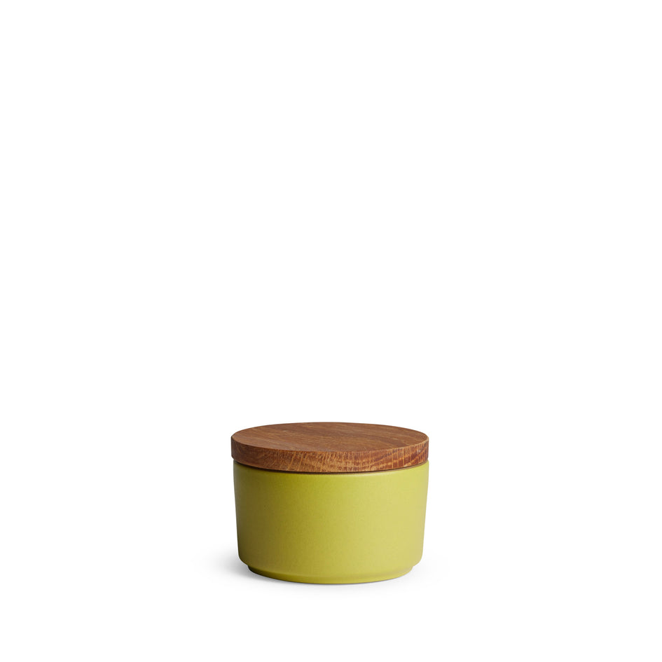 Mini Container with White Oak Lid in Avocado Image 1