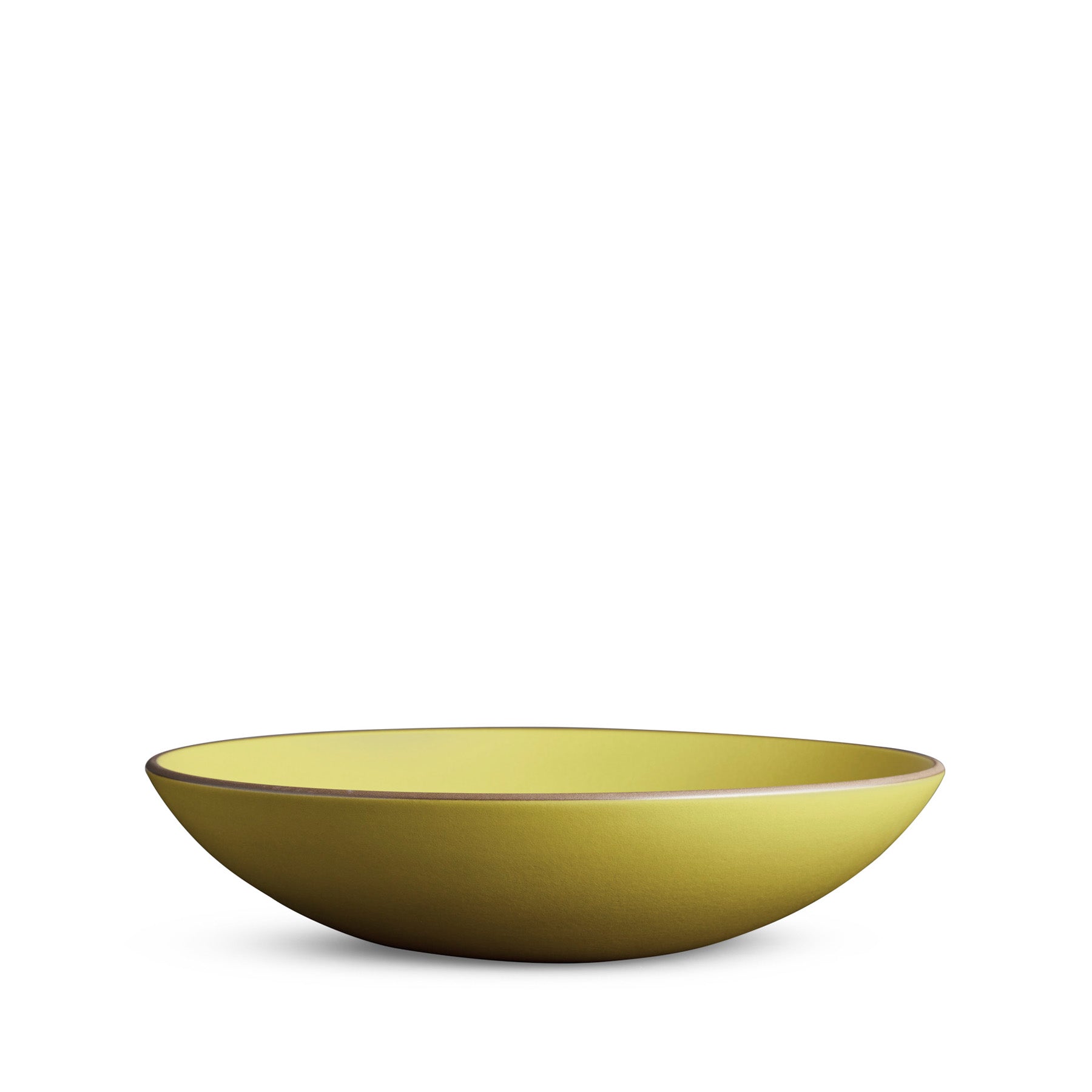 Shallow Salad Bowl in Lemongrass Zoom Image 1