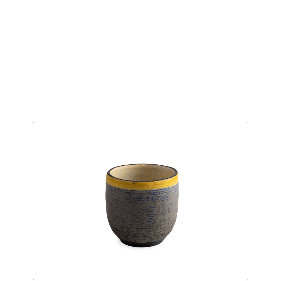 #46 Tumbler in Indigo with Yellow Ring Image 1
