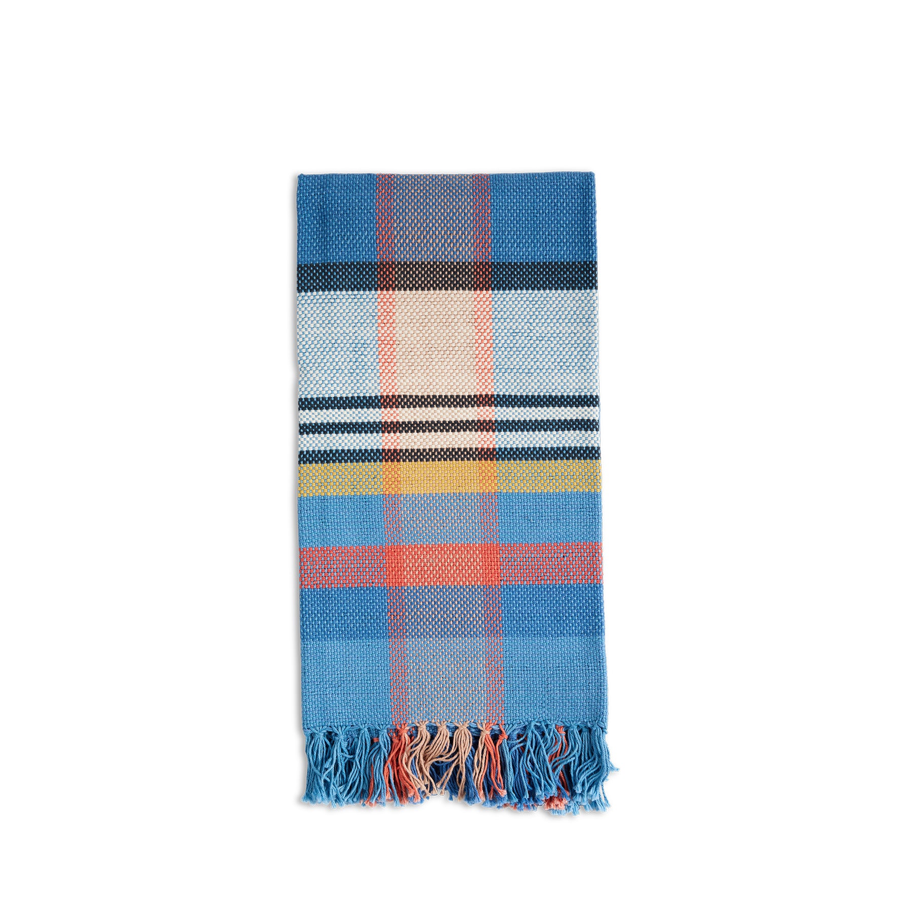 Towel/Runner in Country Blue Plaid Zoom Image 1
