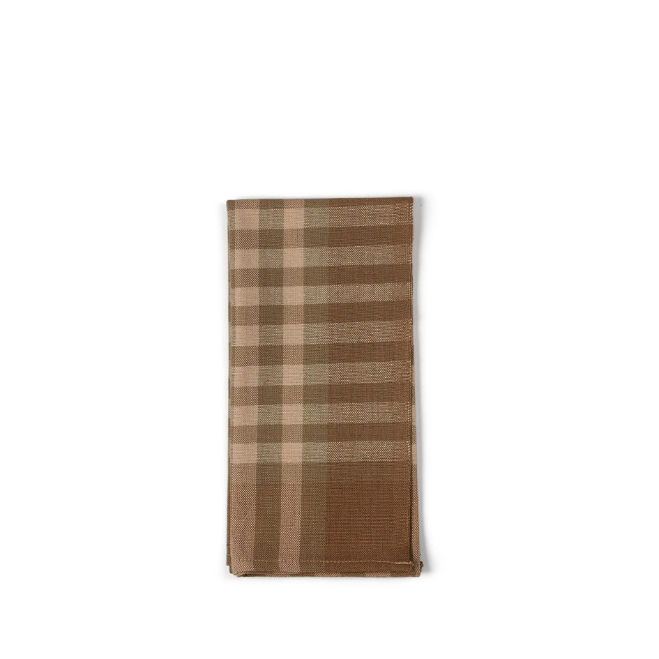 Grid Napkin in Flax (Set of 2) Image 1