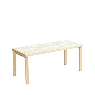 Tile Table Rectangular in White+