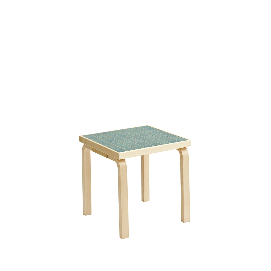 Tile Table Square in Green+ Image 1