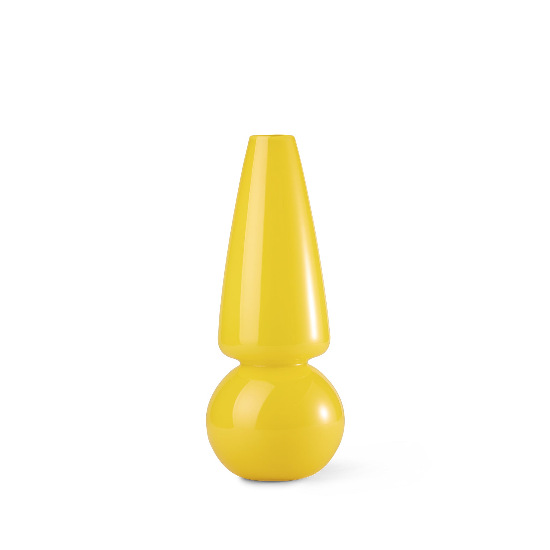 Blomme Cone Vase in Yellow Zoom Image 1