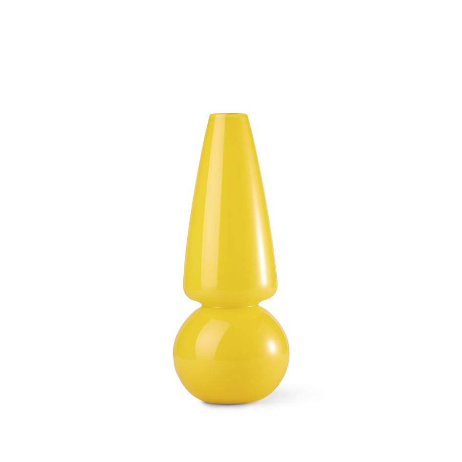 Blomme Cone Vase in Yellow Image 1