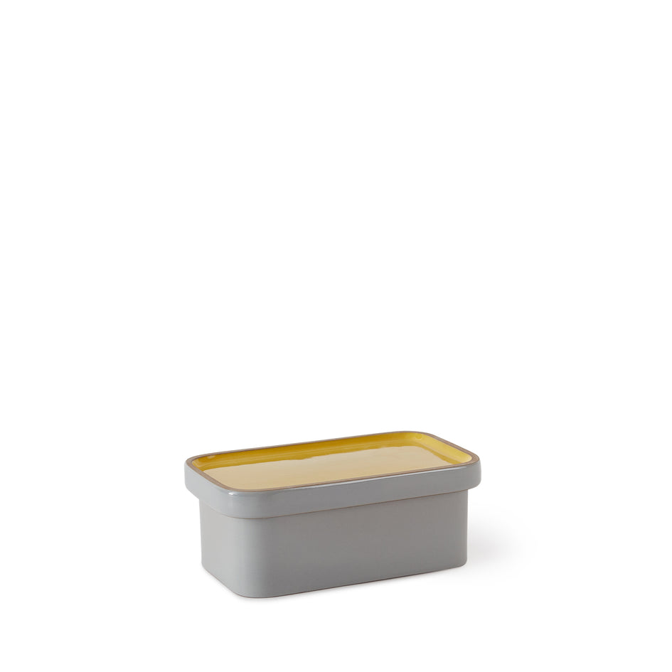 Butter Dish in Yuzu and Light Grey Whale Image 2