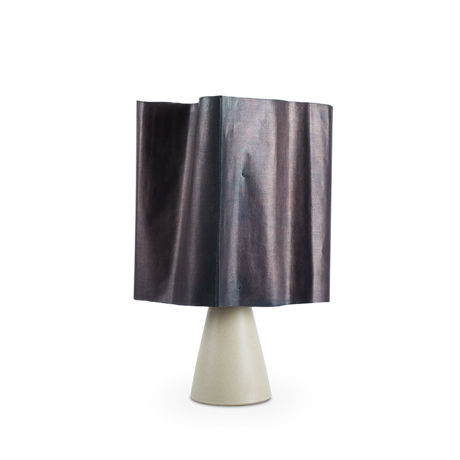Medium Cone Lamp with Indigo Shade Image 1