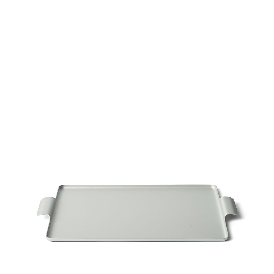 Pressed Tray in Silver 11 x 14.5 Image 1