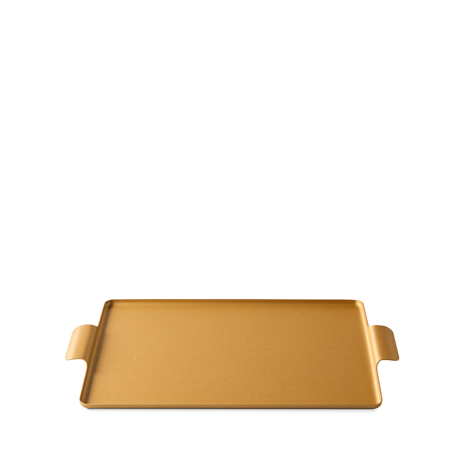 Pressed Tray in Gold 11 x 14.5 Image 1