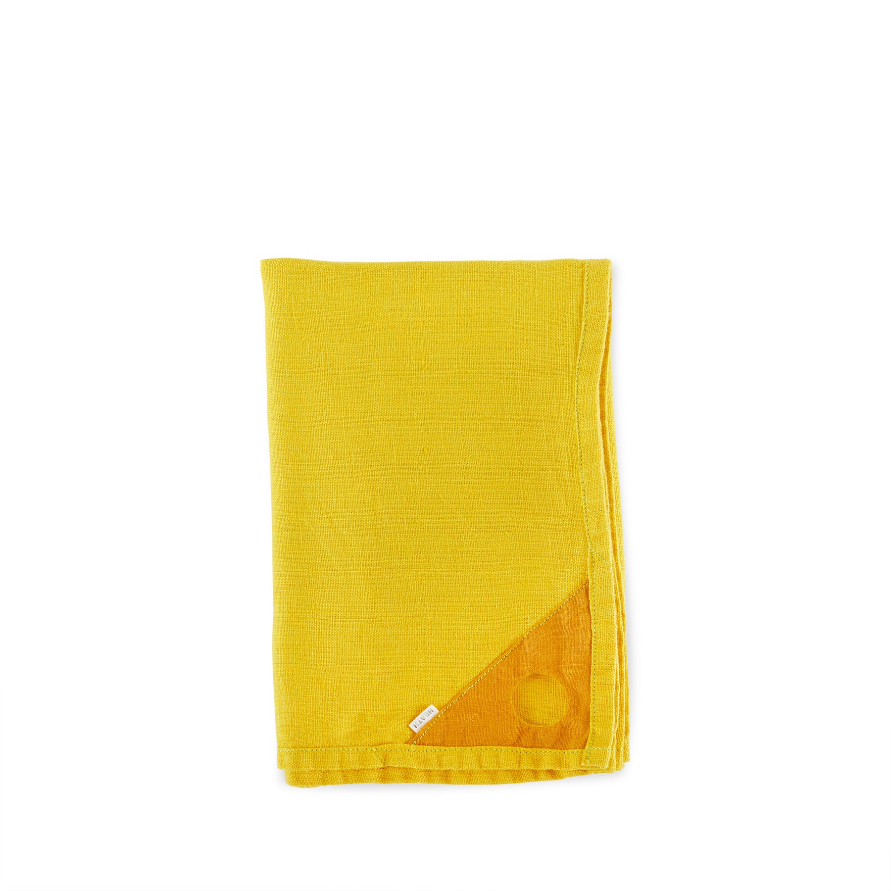 Linen Loop Tea Towel in Lemon Zoom Image 1