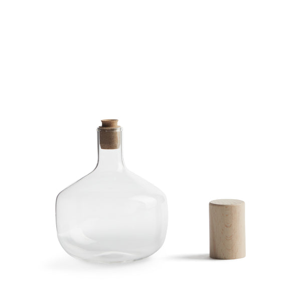 Trulli Short Bottle / Salt Cellar in Clear
