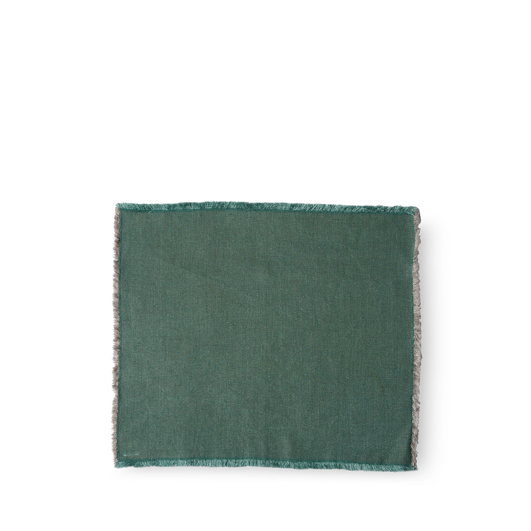 Hopsack Placemat in Slate Green (Set of 2) Zoom Image 1