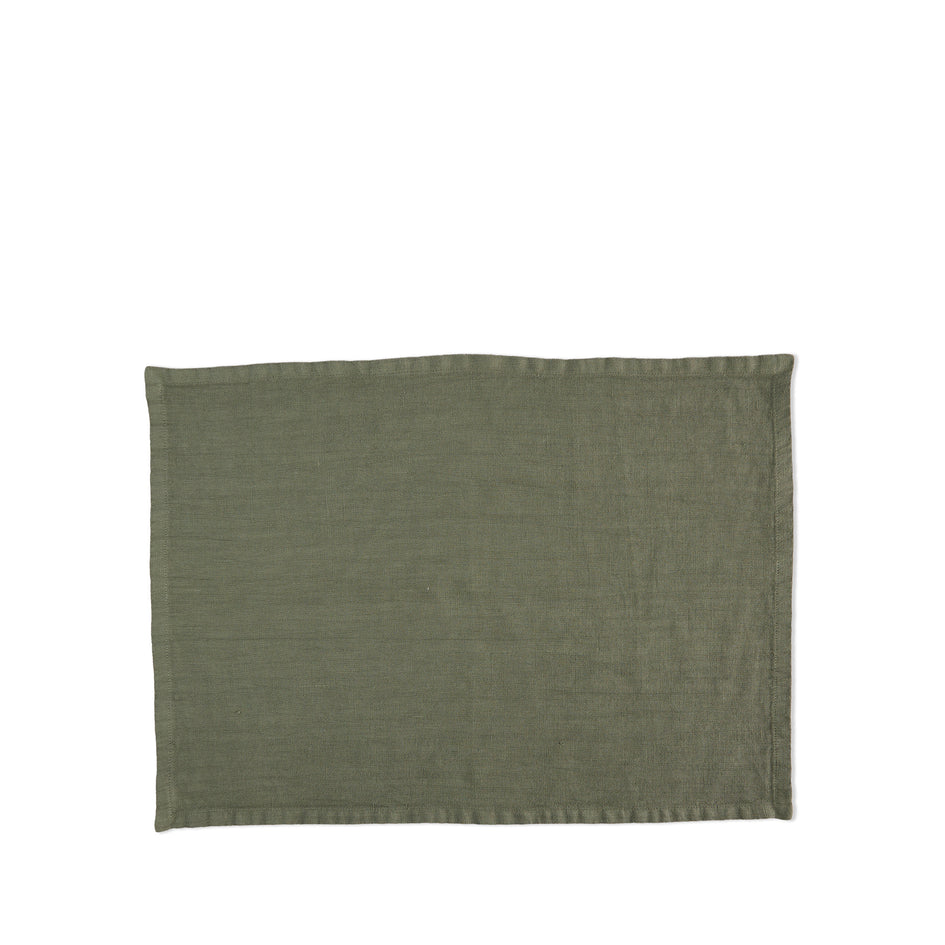 Tela Placemat in Olive Buff (Set of 4) Image 1