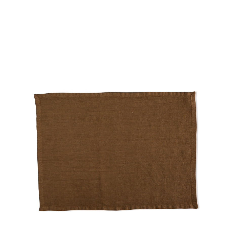 Tela Placemat in Russet Brown (Set of 4) Image 1