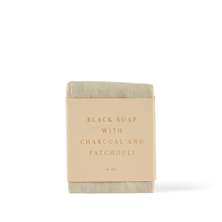 Black Soap with Charcoal and Patchouli Image 1