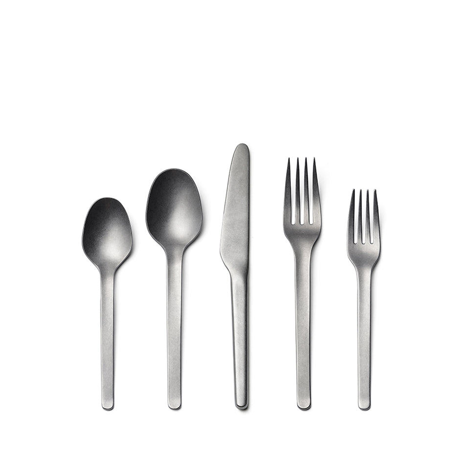 Muir Flatware in Tumbled (5 piece setting) Image 1
