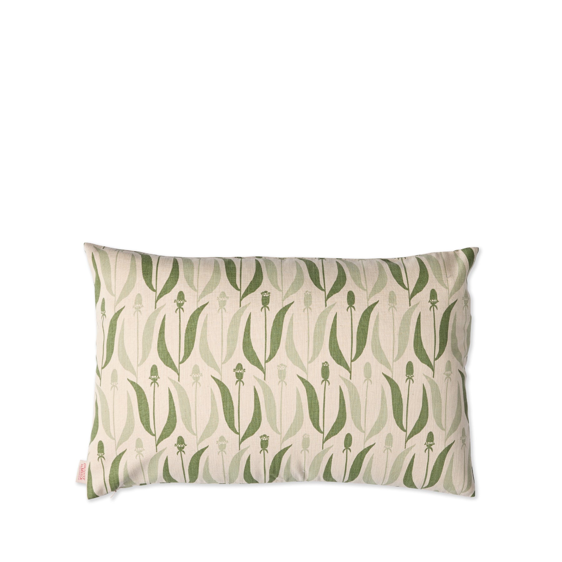 Flower Ring Pillow in Jade and Spruce Zoom Image 1