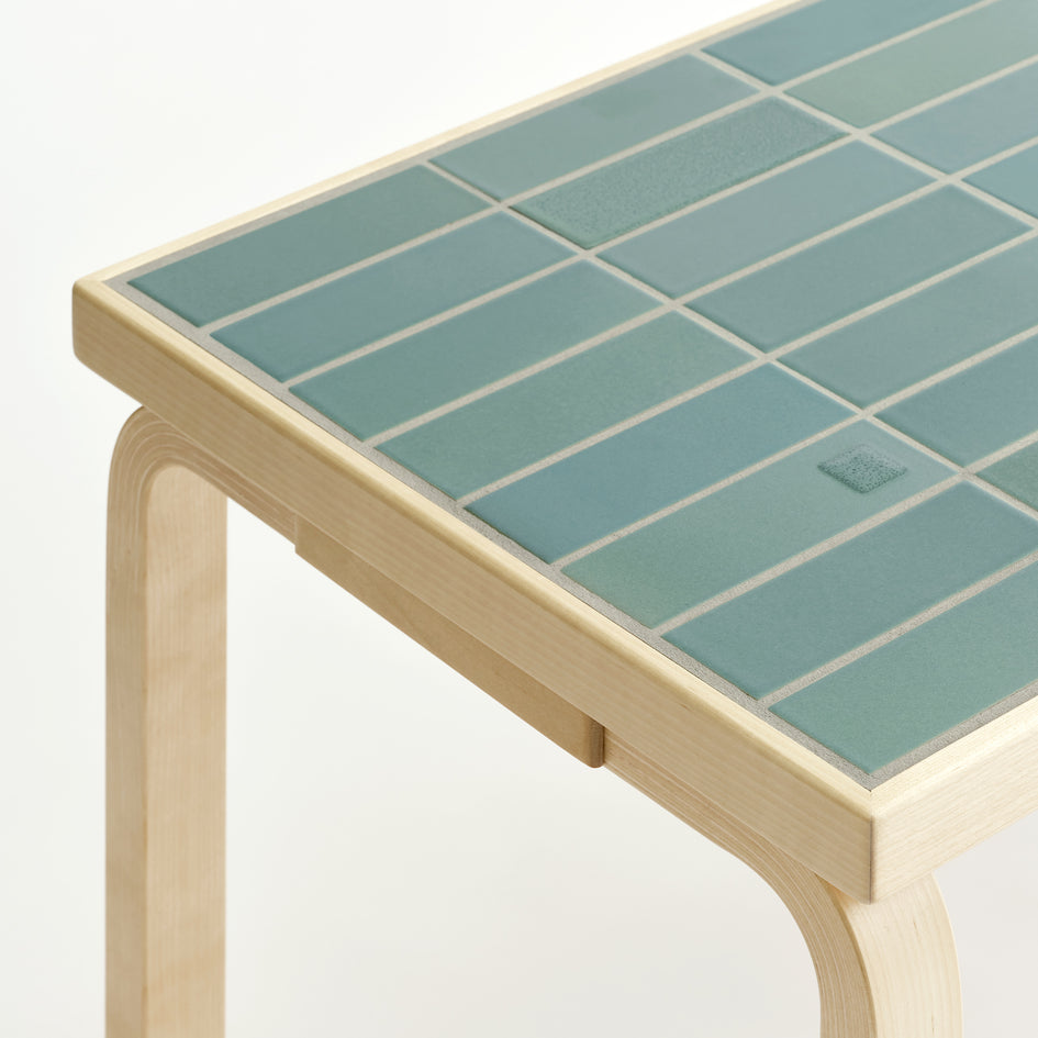 Tile Table Rectangular in Green+ Image 3