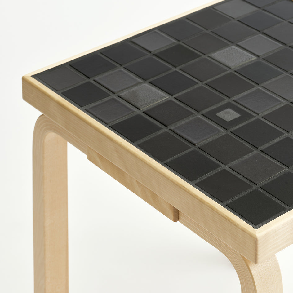 Tile Table Square in Black+ Zoom Image 3