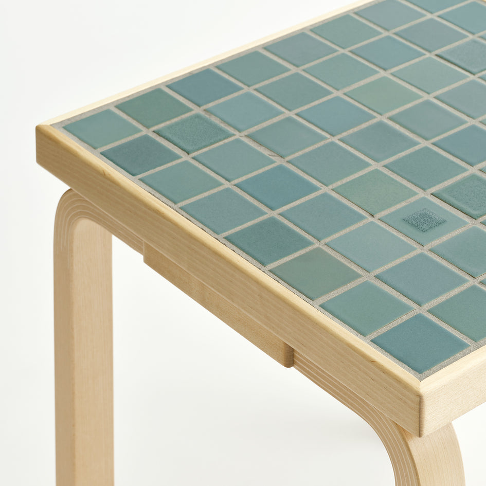 Tile Table Square in Green+ Image 3