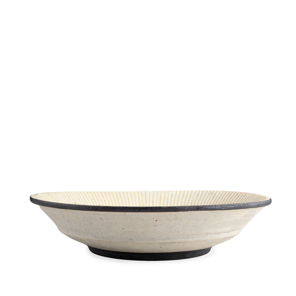 #42 Extra Large Shallow Pleated Bowl Image 1