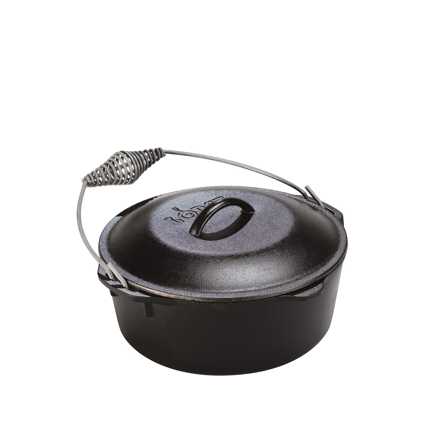 Cast Iron Dutch Oven with Spiral Handle 7qt