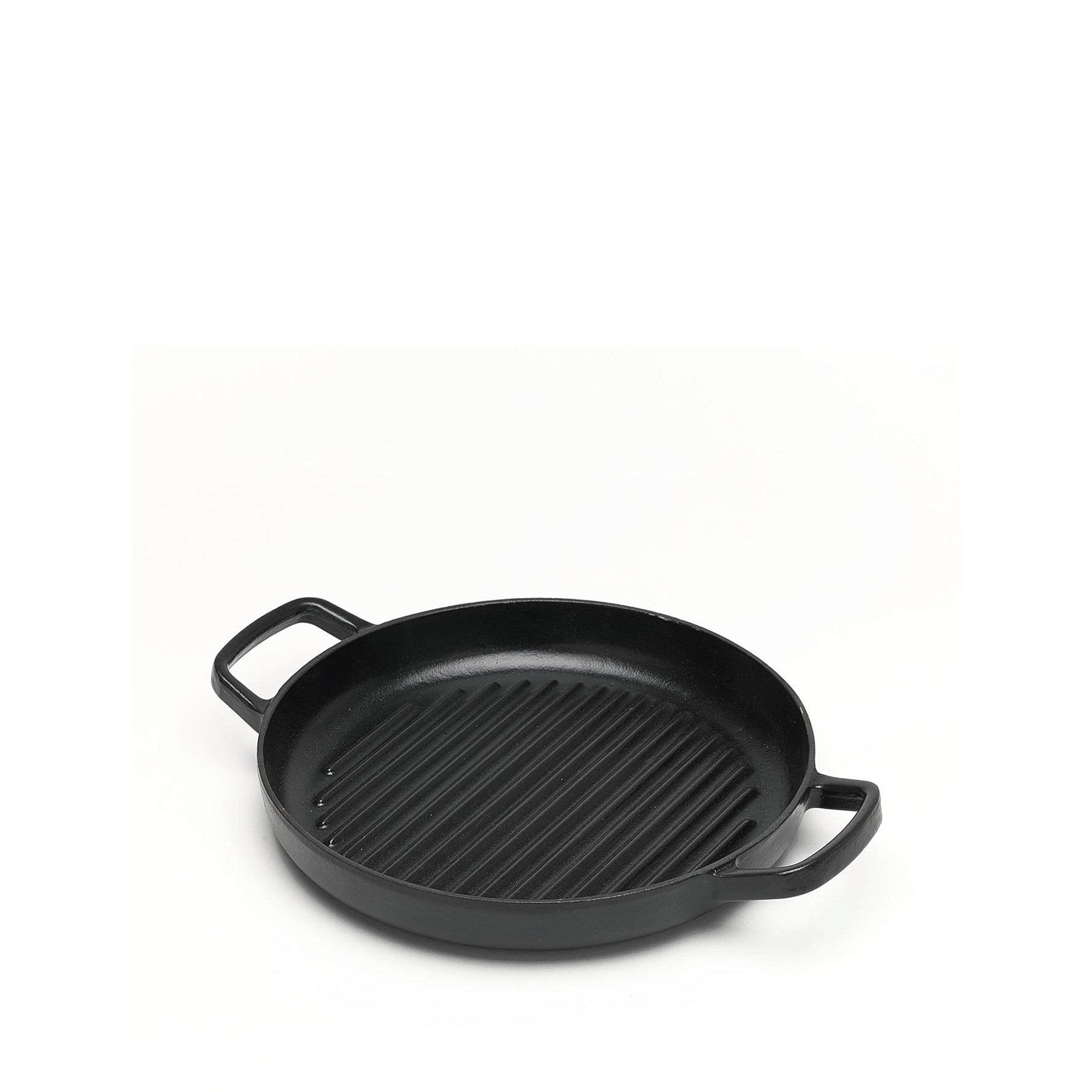grillpan griddle cast iron enamel black –