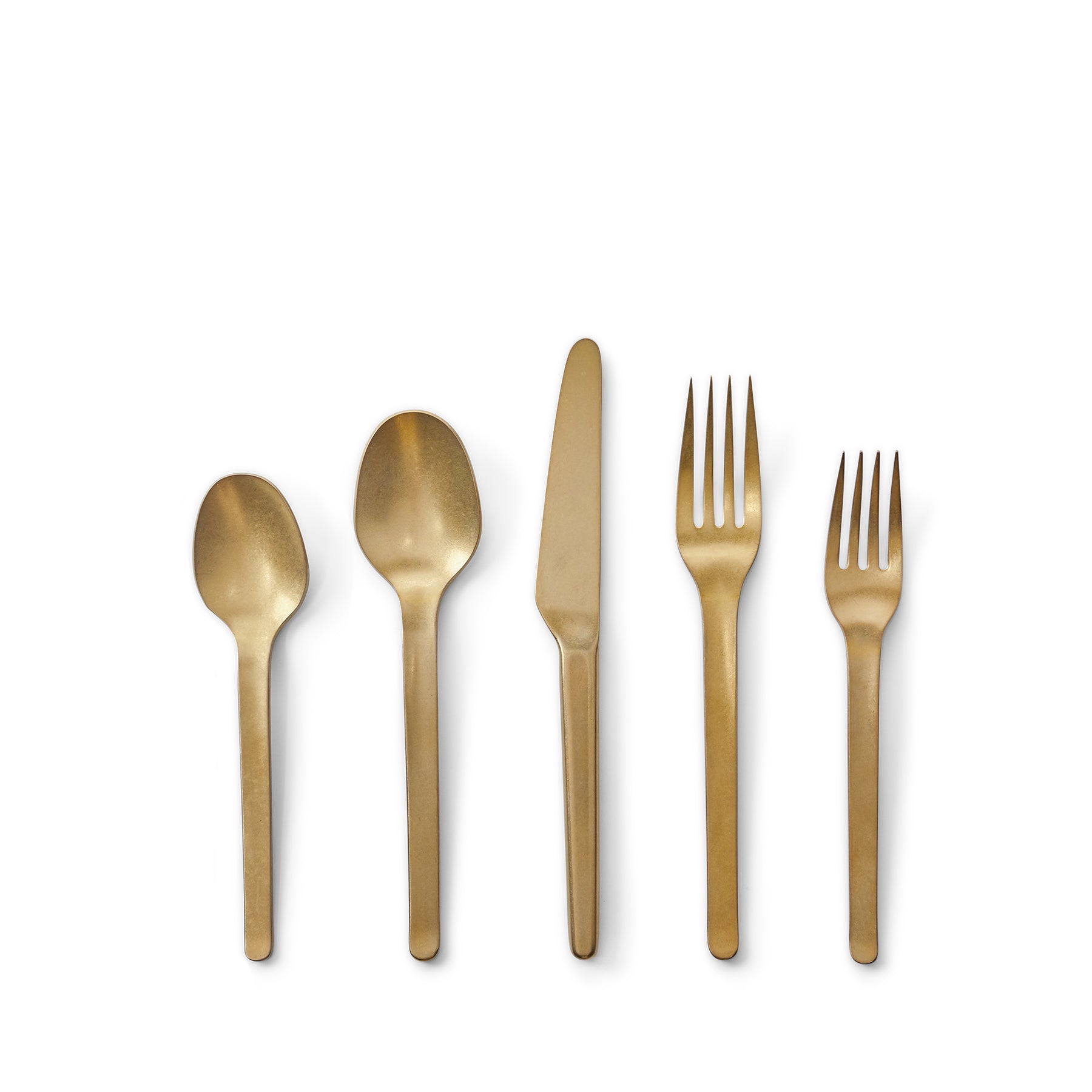 Muir Flatware in Amber (5 Piece Setting) Zoom Image 1