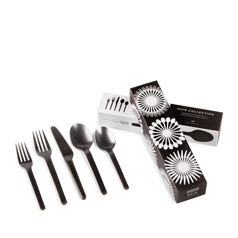 Muir Flatware in Onyx (5 Piece Setting) Image 3