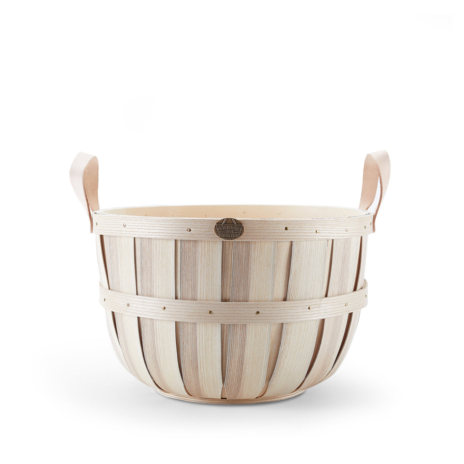 Oxford Basket in Natural Tan Leather Image 1
