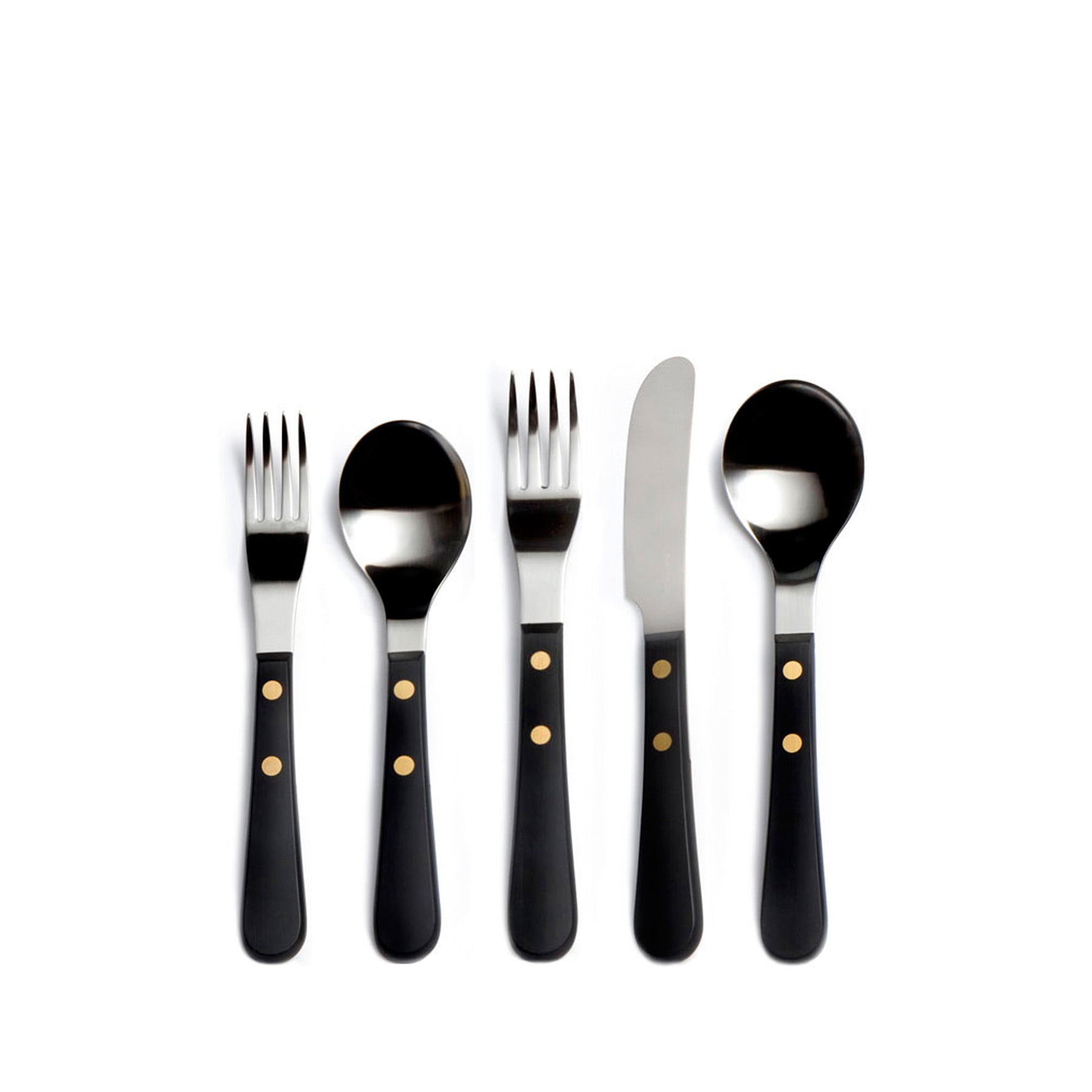 Provencal Flatware in Black (5 piece setting) Zoom Image 1