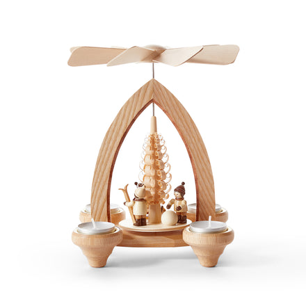 Pyramid with Santa and Children